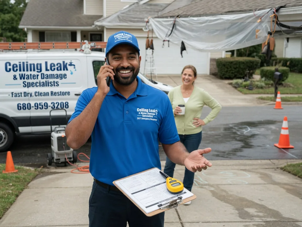 Ceiling Leak Cleanup Glenwood, WA FAQs